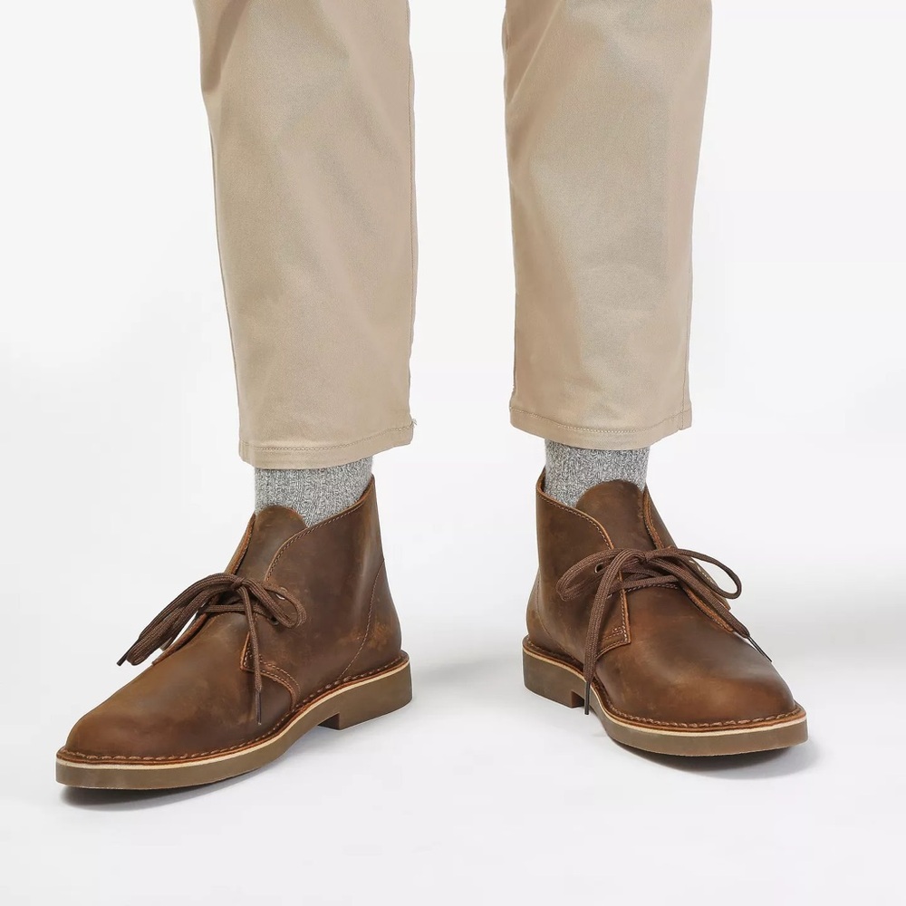 Men’s Clark’s Collection Desert Boot Evo Beeswax Leather - Picture 2 of 8